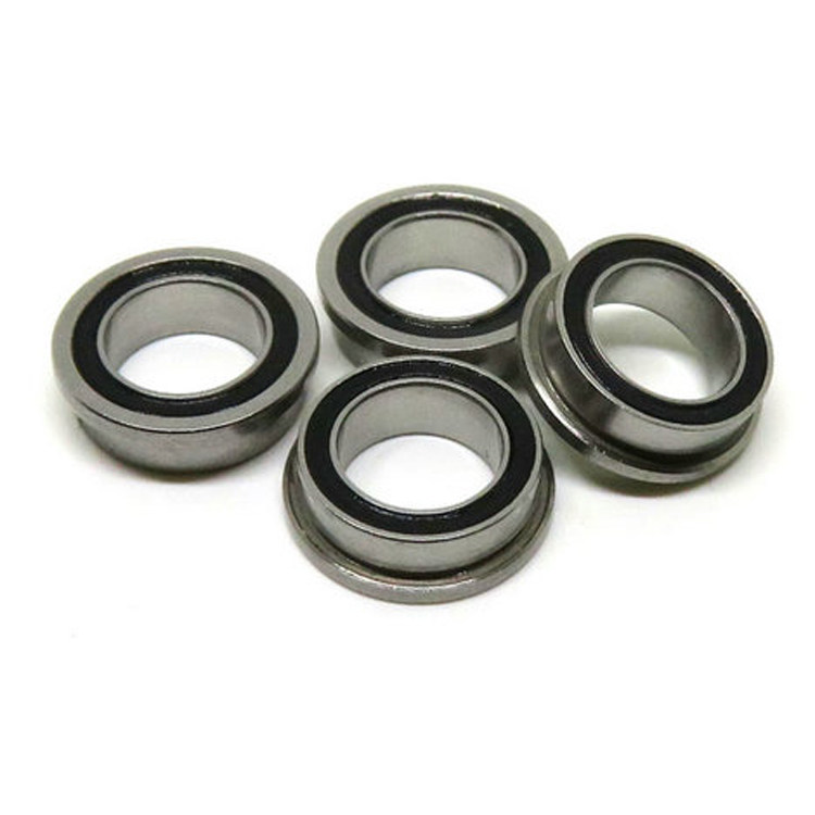 FR168-2RS 1/4x3/8x1/8 inch Flanged Rear axle bearing for 1:12 pancar